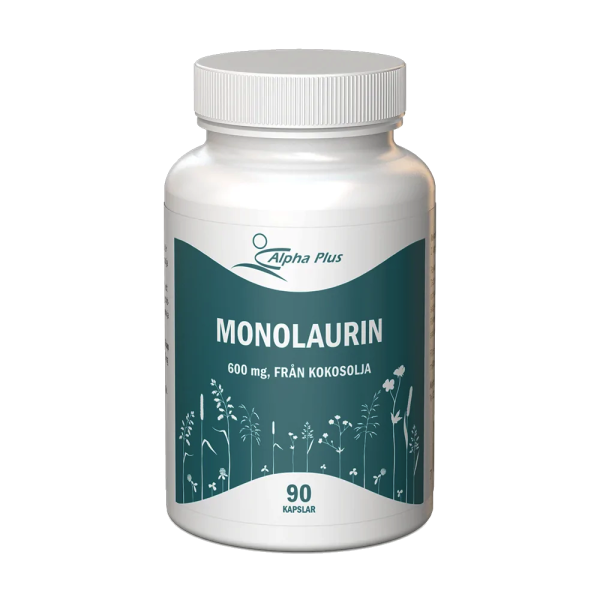 Monolaurin 600 mg 90 kapslar - Alpha Plus