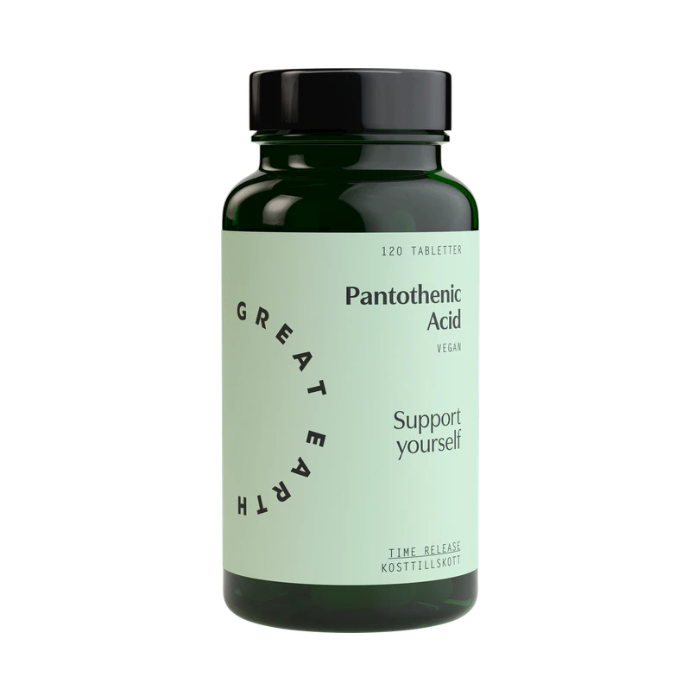 Pantothenic Acid 120 tabletter - Great Earth