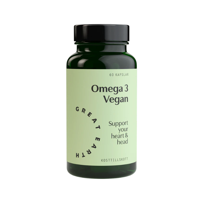 Omega 3 Vegan 60 kapslar - Great Earth