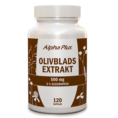 Olivbladsextrakt 120 kapslar - Alpha Plus