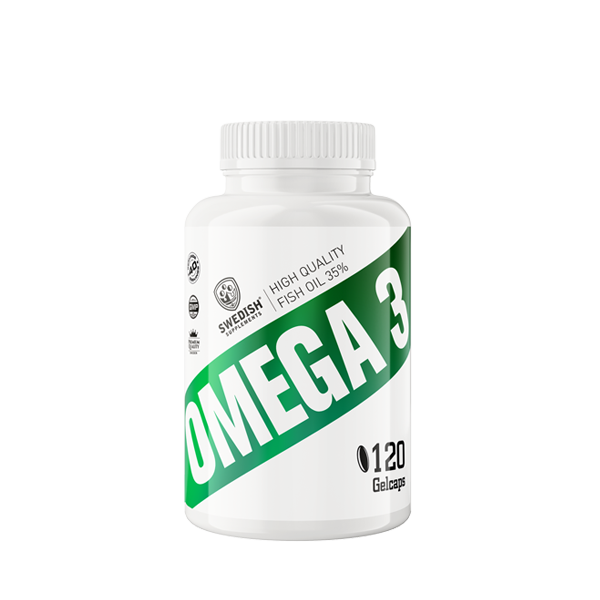 Omega 3 120 kapslar - Swedish Supplements