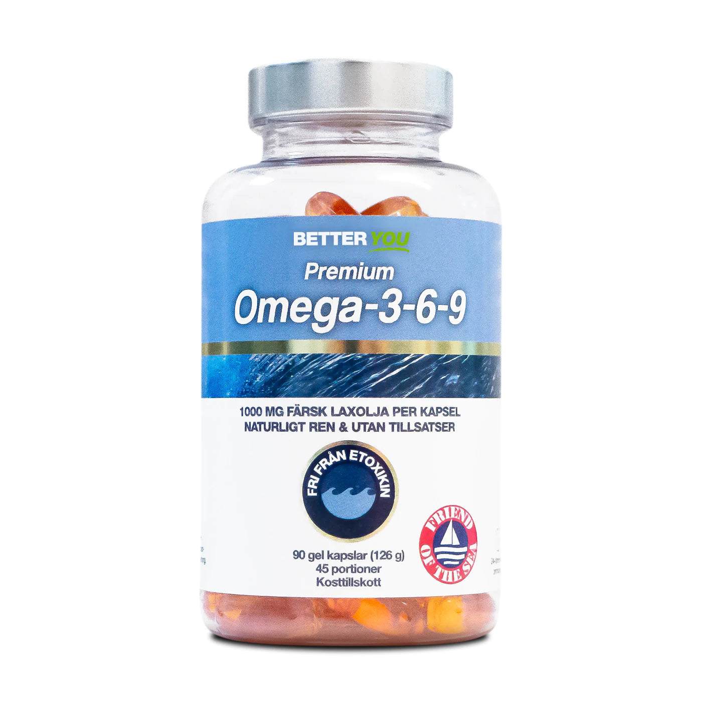 Premium Omega-3-6-9 90 Kapslar - Better You