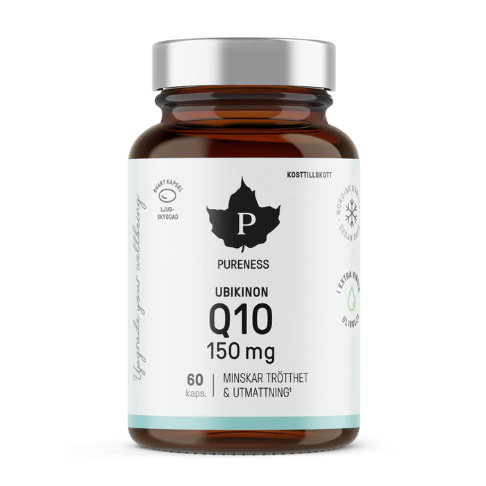 Q10 Ubikinon 150 mg 60 kapslar - Pureness