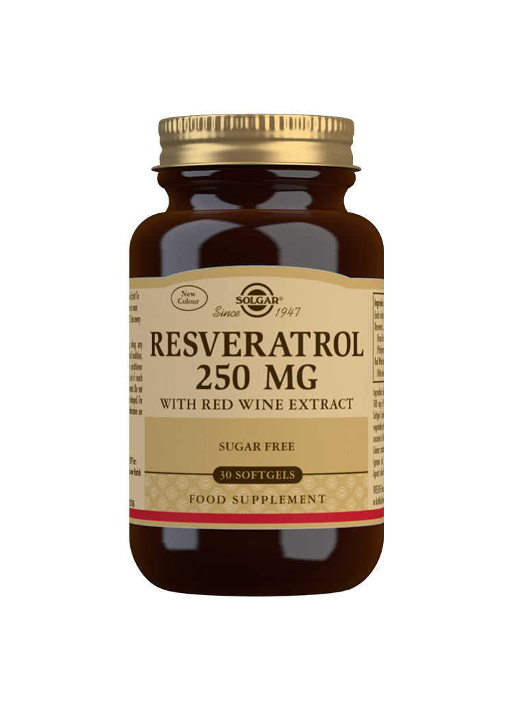 Resveratrol 250 mg 30 kapslar - Solgar