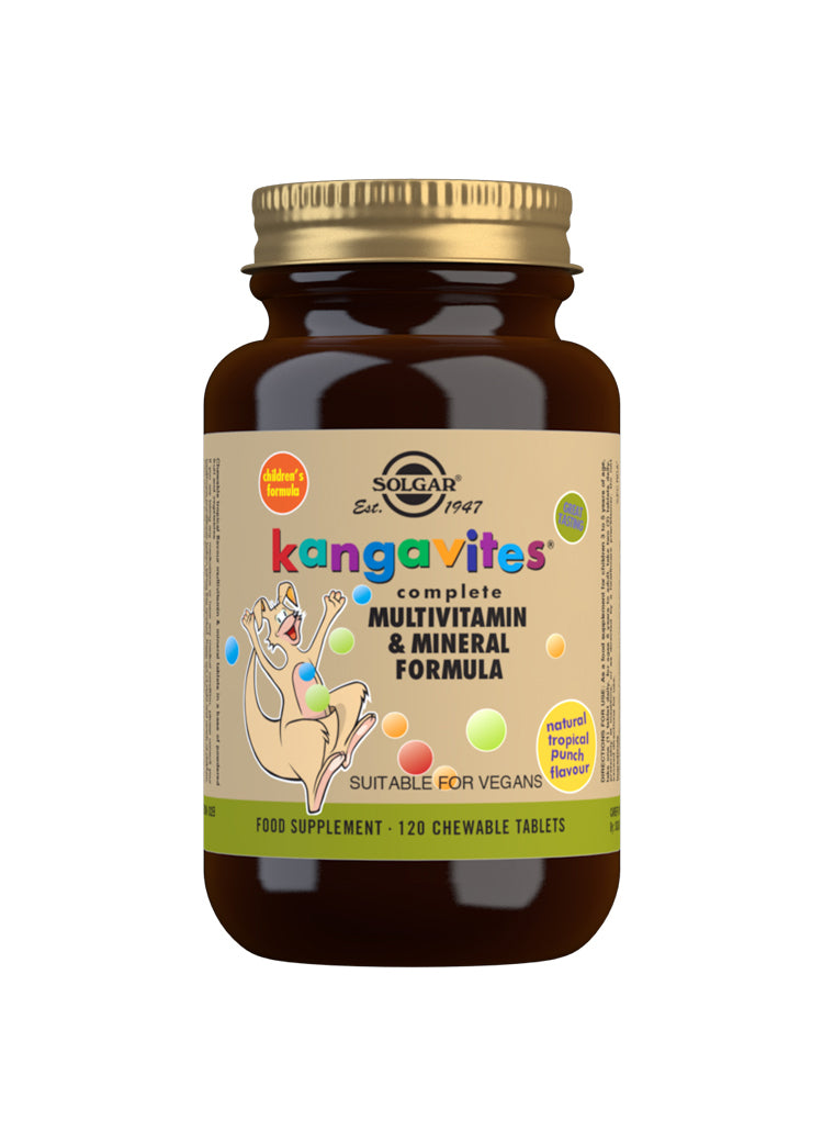 Kangavites Tropical Punch Complete Multivitamin and Mineral Chewable 60 tuggtabletter - Solgar (kopia)