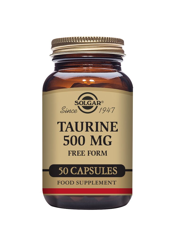 Taurine 500 mg 50 kapslar - Solgar