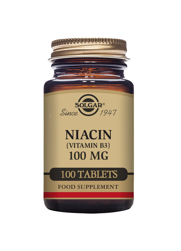 Niacin (Vitamin B3) ”med flush” 100 mg 100 tabletter