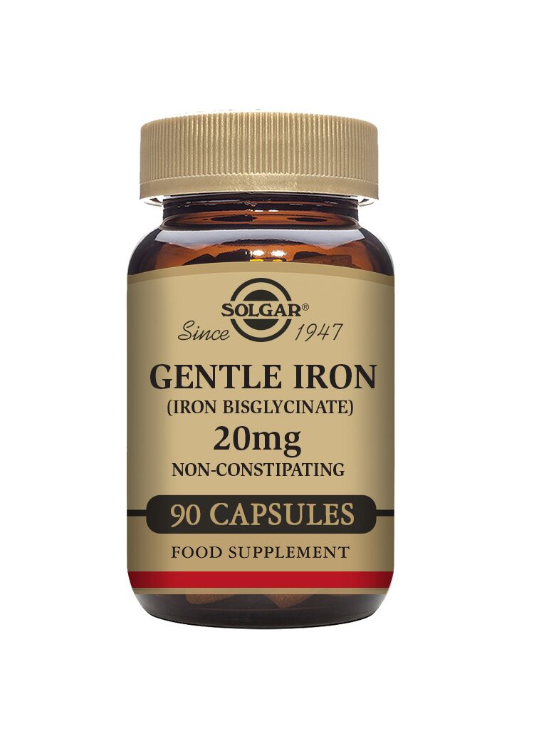 Gentle Iron™ 20mg 90 kapslar - Solgar