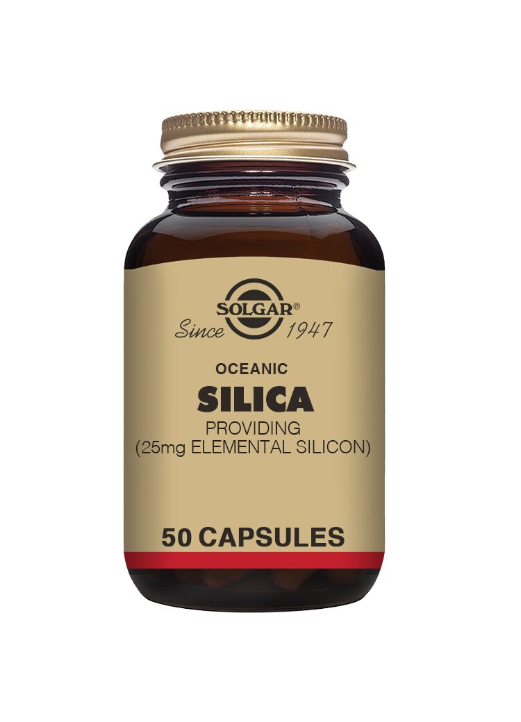 Oceanic Silica (rödalg) 25 mg 50 kapslar - Solgar