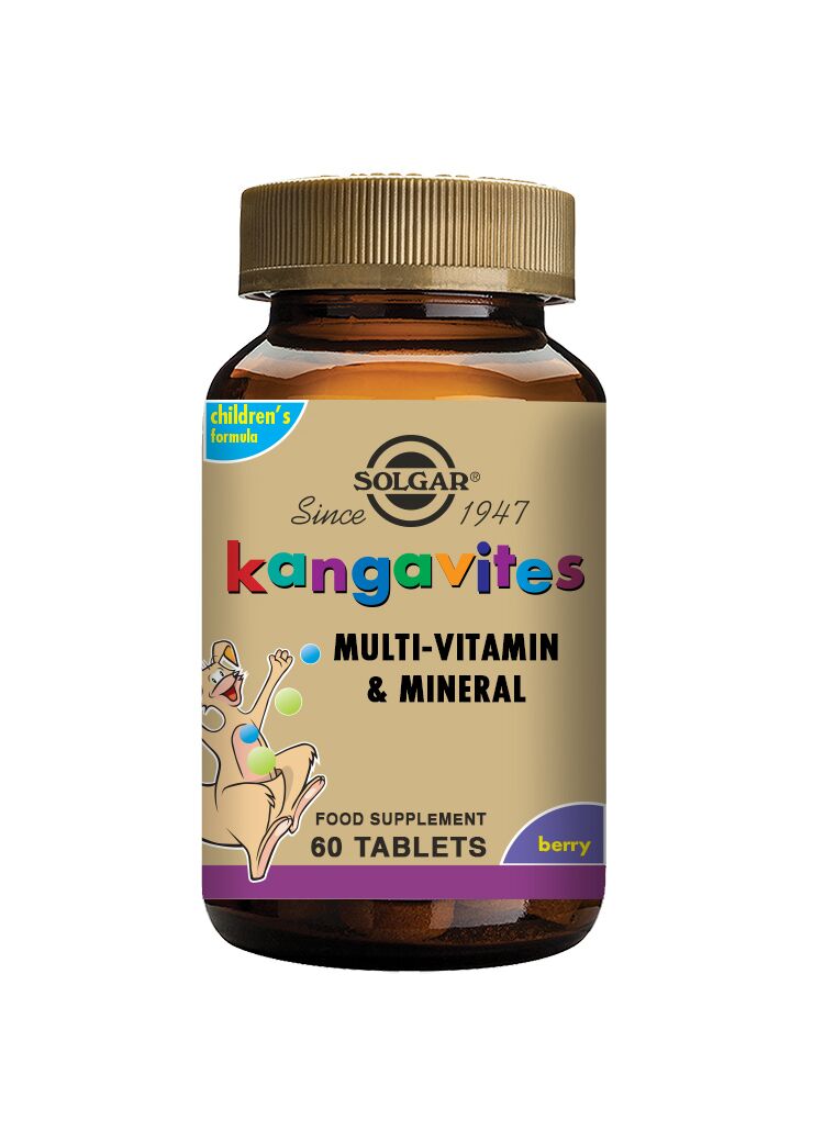 Kangavites Bouncing Berry Complete Multivitamin and Mineral Chewable 60 tuggtabletter - Solgar