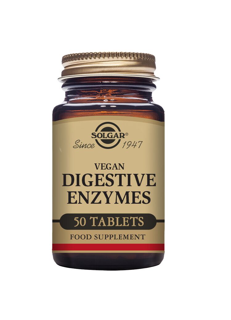 Vegan Digestive Enzymes Chewable 50 tuggtabletter - Solgar