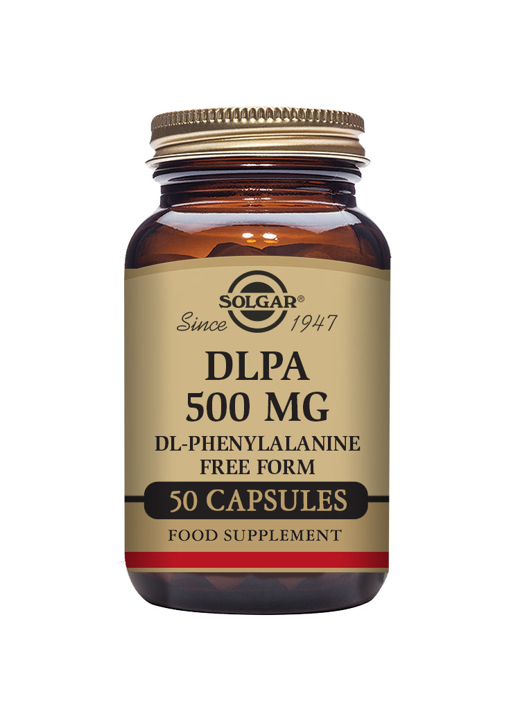 DLPA 500 mg (DL-Phenylalanine) 50 kapslar - Solgar