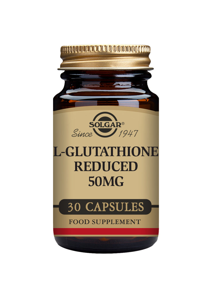 L-Glutathione Reduced 50 mg 30 kapslar - Solgar