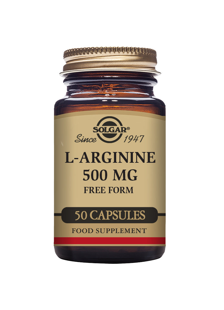 L-Arginine 500mg 50 kapslar - Solgar