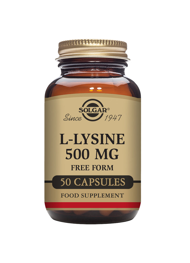 L-Lysine 500mg 50 kapslar - Solgar