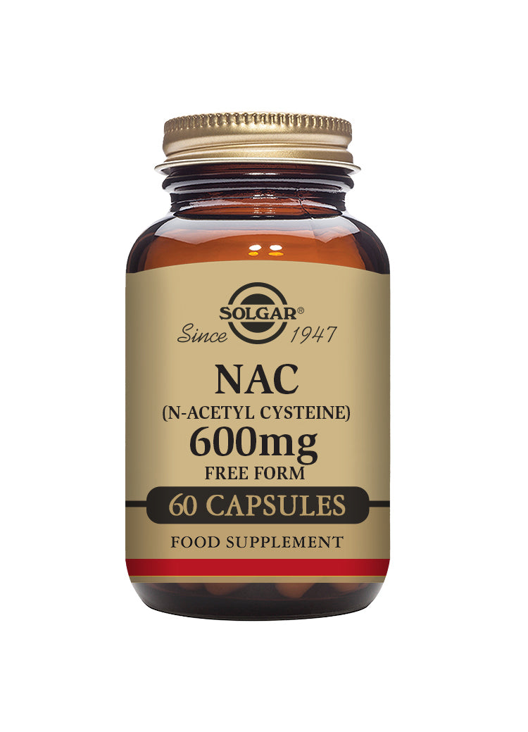 Solgar® NAC (N-Acetyl-L-Cysteine) 600 mg 60 kapslar - Solgar