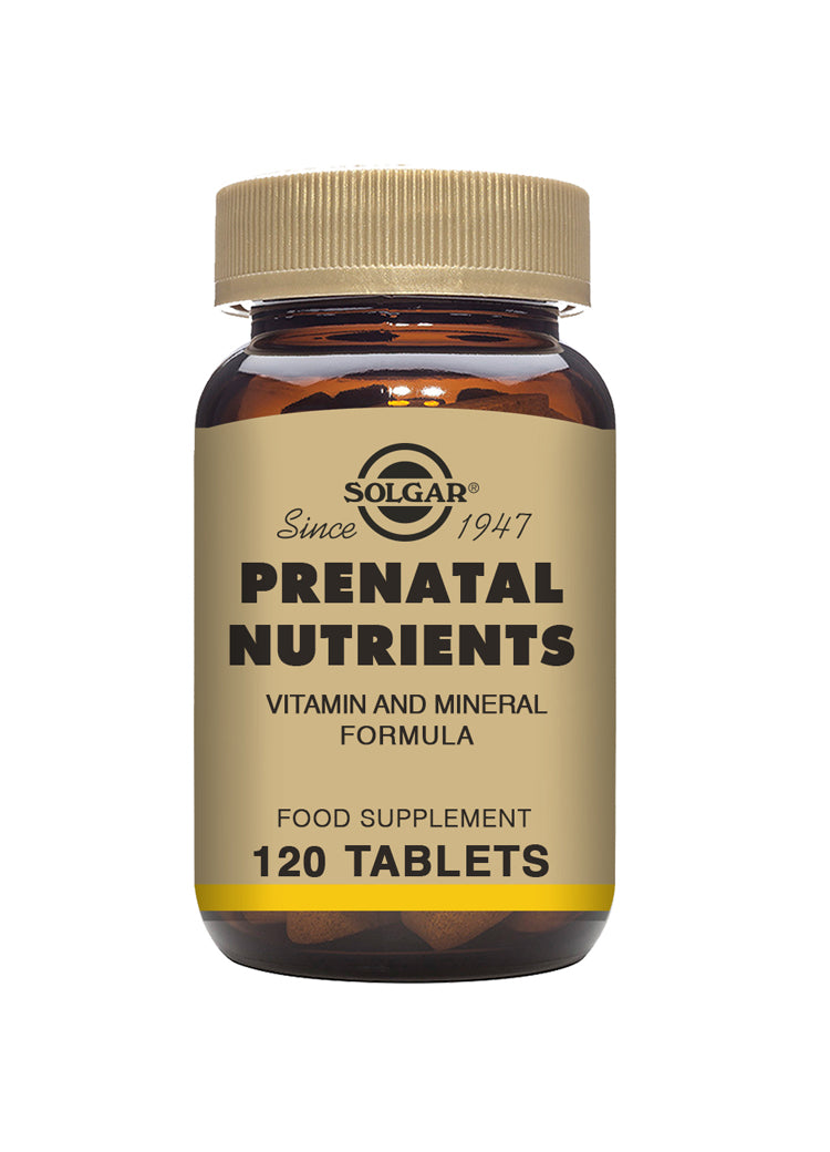 Prenatal Nutrients – Multivitamin 120 tabletter - Solgar