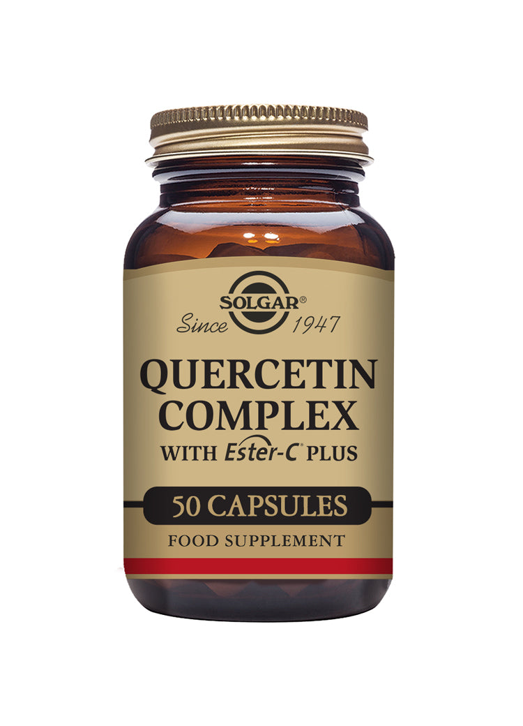 Quercetin Complex med Ester-C Plus 50 Vegetabiliska Kapslar - Solgar