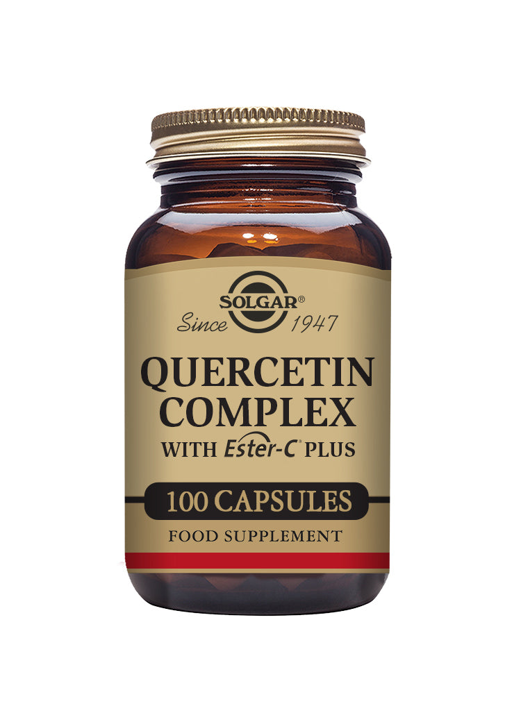 Quercetin Complex med Ester-C Plus 100 Vegetabiliska Kapslar - Solgar