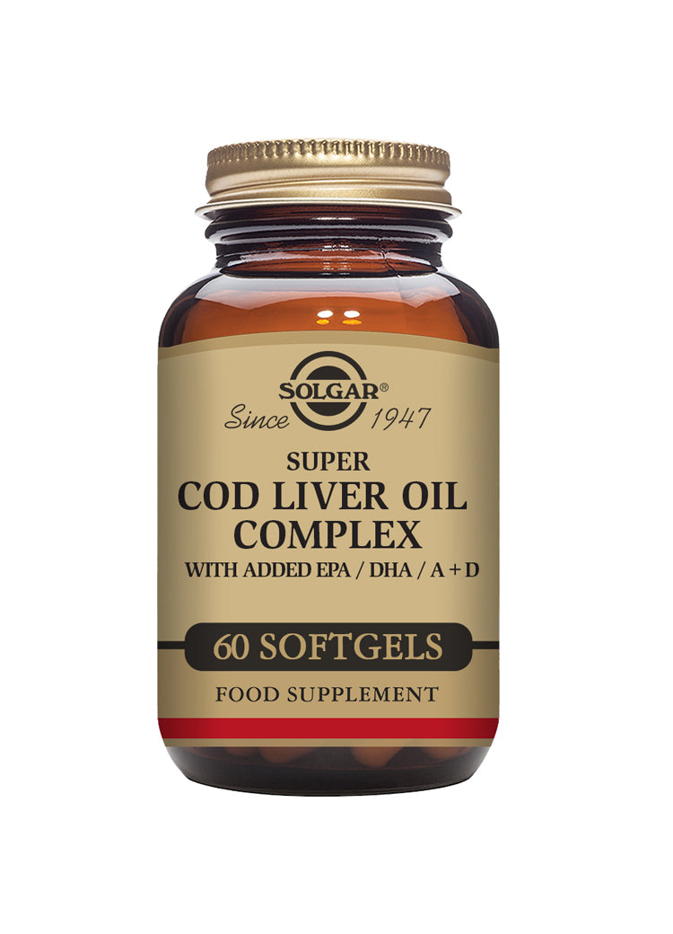 Super Cod Liver Oil Complex 60 softgels kapslar - Solgar