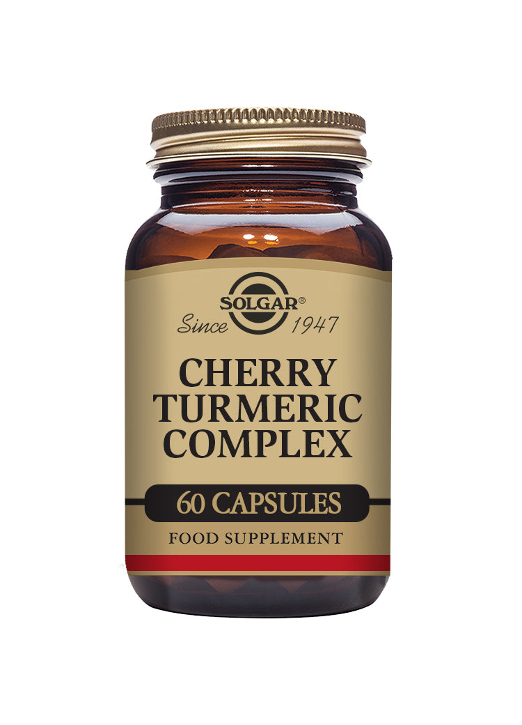 Cherry Turmeric Complex 60 Vegetabiliska Kapslar - Solgar