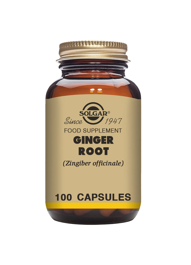 Ginger Root (Ingefära) 100 Kapslar - Solgar