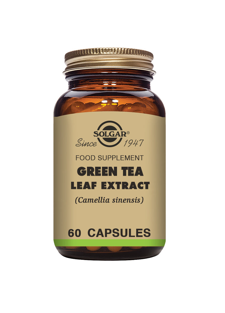 Green Tea Leaf Extract 60 Vegetabiliska Kapslar - Solgar