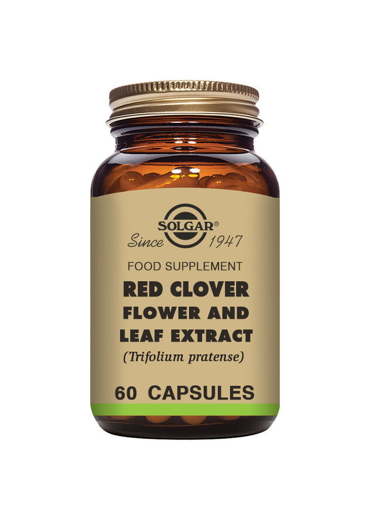 Red Clover Flower and Leaf Extract 60 Vegetabiliska Kapslar - Solgar