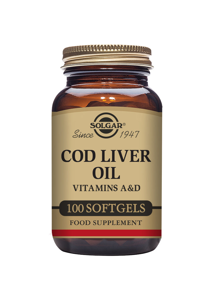 Cod Liver Oil Softgels 100 softgels kapslar - Solgar