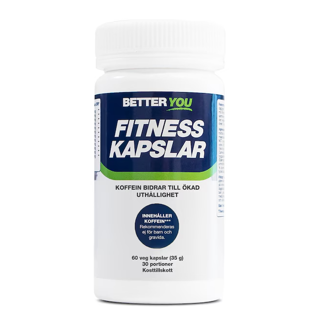 Fitness Kapslar med koffein 60 kapslar - Better You