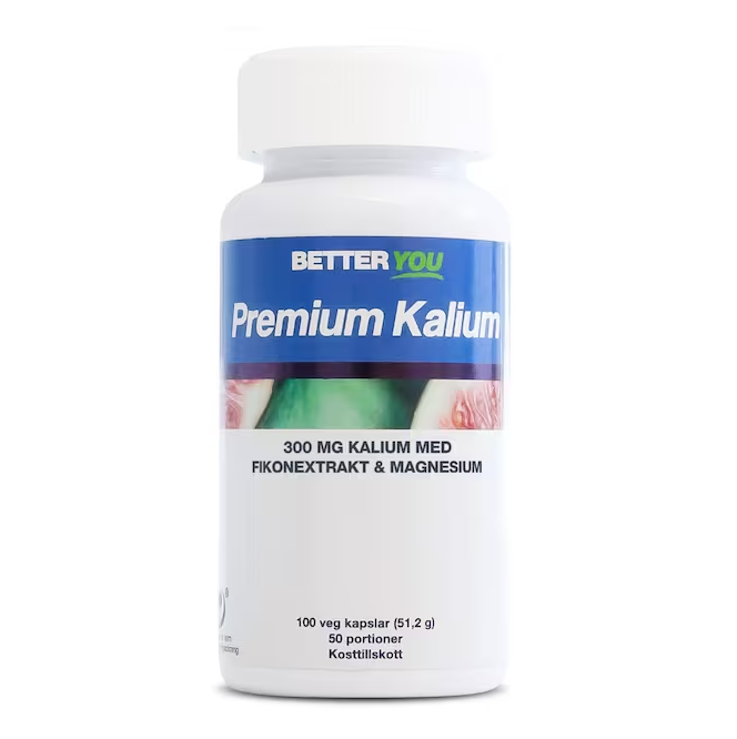 Premium Kalium 100 kapslar - Better You