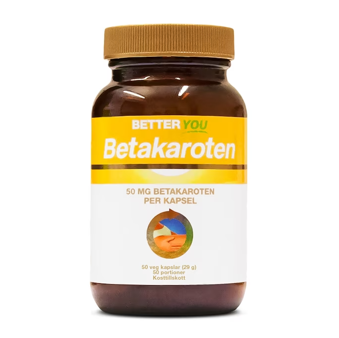 Betakaroten 50mg 50 kapslar - Better You