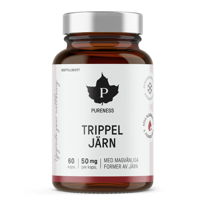 Trippel Järn 60 kapslar - Pureness