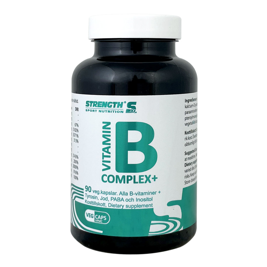 Vitamin B-Complex + 90 kapslar - Strength Sport Nutrition