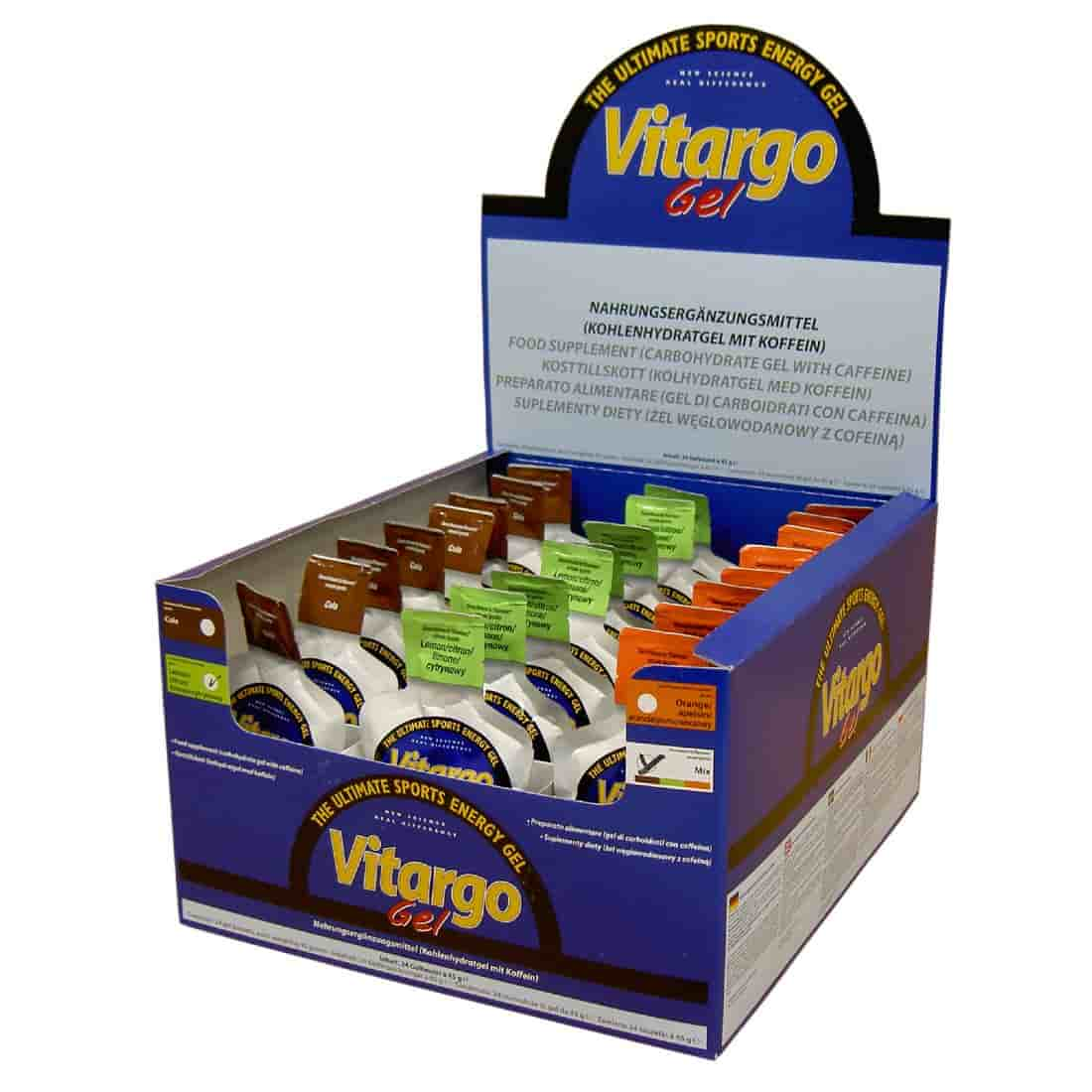 Vitargo Gel med koffein, 45g x24 - Vitargo