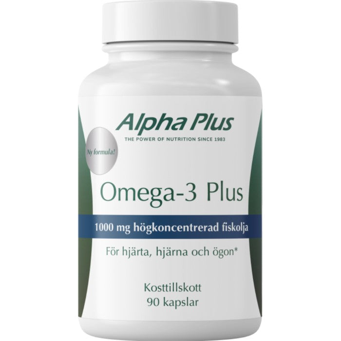 Omega 3 Plus 90 kapslar - Alpha Plus