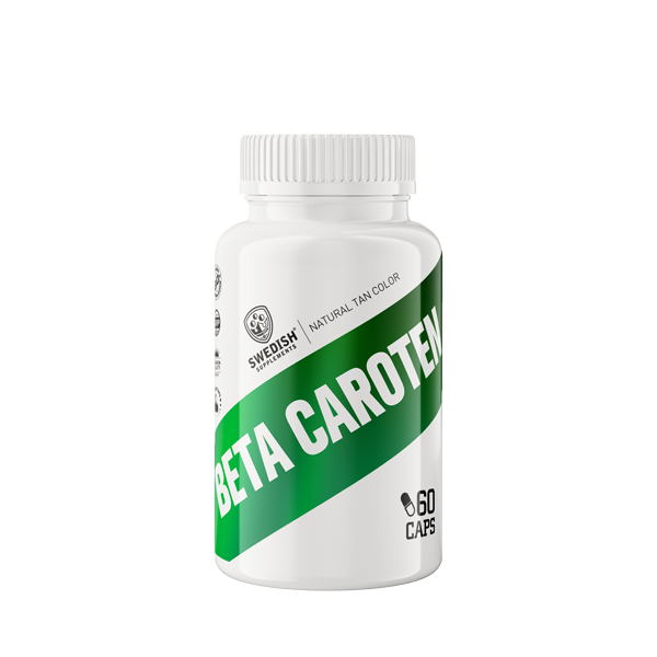 Beta caroten 60 kapslar - Swedish Supplements