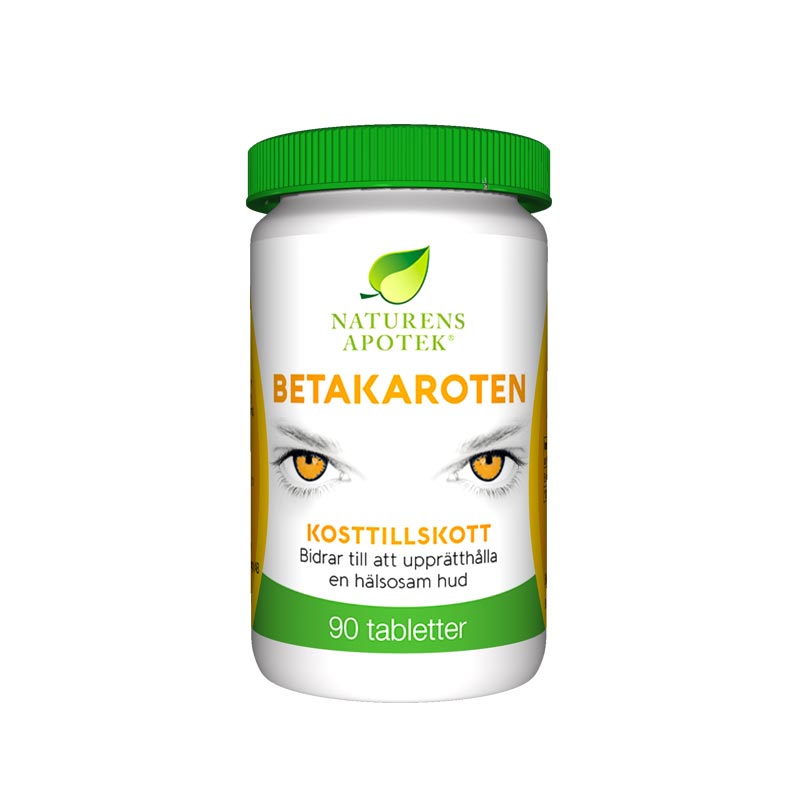 Betakaroten 90 tabletter - Naturens Apotek