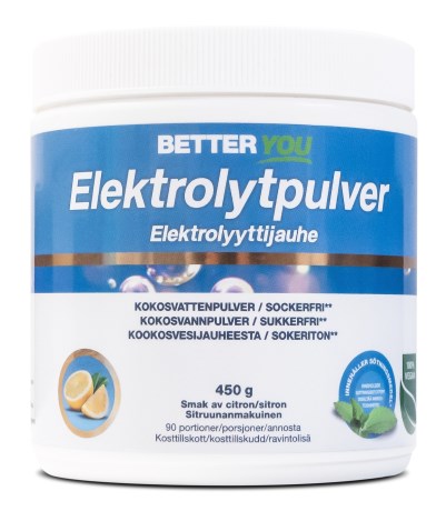 Elektrolytpulver 450 g Citron - Better You