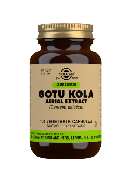 SFP Gotu Kola Extract 100 Kapslar - Solgar