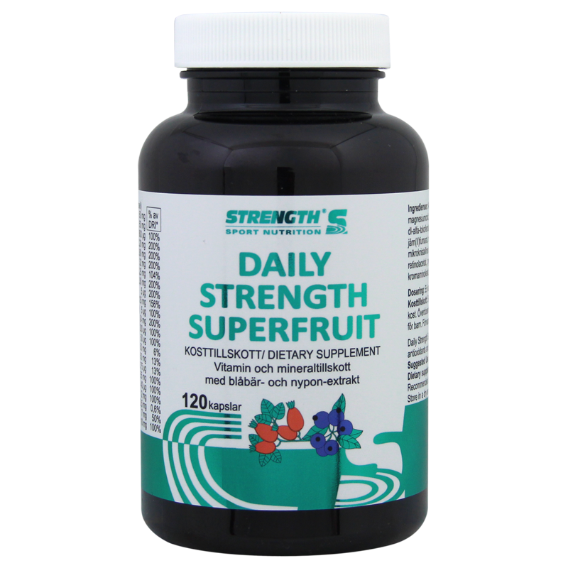 Daily Strength Superfruit 120 Kapslar - Strength Sport Nutrition