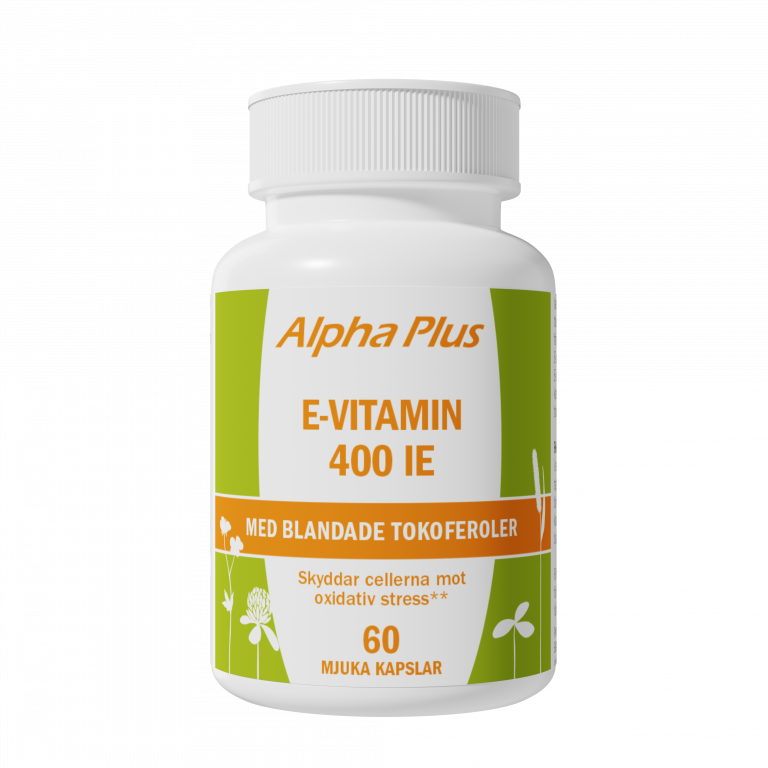 E-vitamin 400 IE 60 kapslar - Alpha Plus