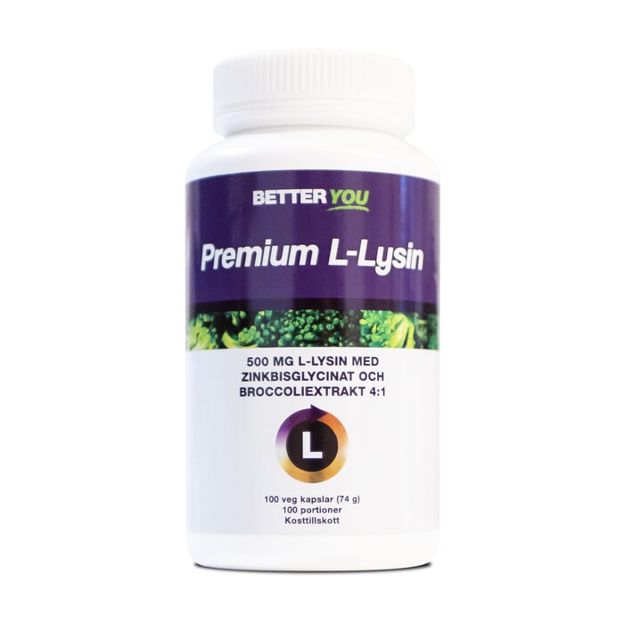 Premium L-Lysin 100 kapslar - Better You