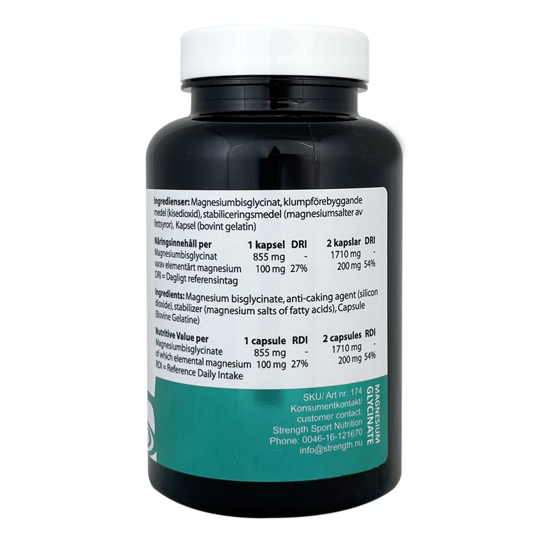 Magnesium Glycinate 90 kapslar - Strength Sport Nutrition