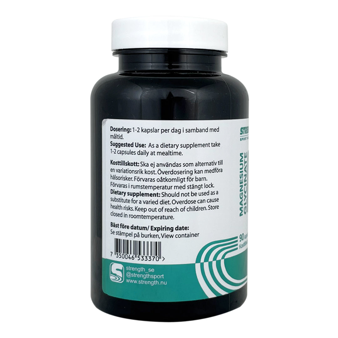 Magnesium Glycinate 90 kapslar - Strength Sport Nutrition