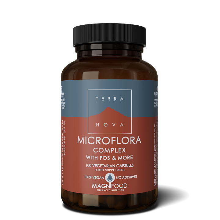 Microflora Complex med FOS 100 kapslar - Terranova