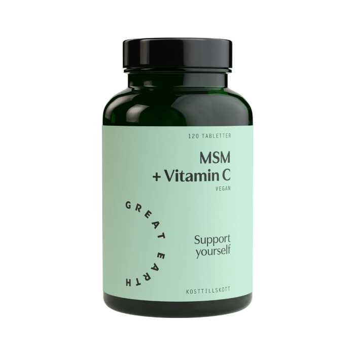 MSM+Vitamin C 120 tabletter - Great Earth