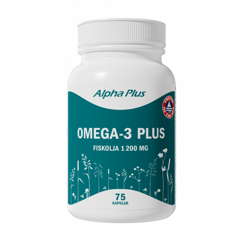 Omega 3 Plus 75 kapslar - Alpha Plus