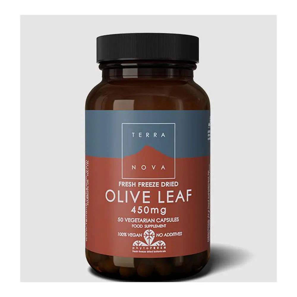 Olive Leaf 450mg 50 kapslar - Terranova