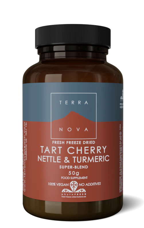 Tart Cherry, Nettle & Turmeric Super-Blend 50g - Terranova